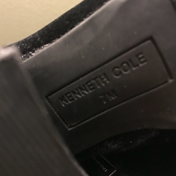Kenneth Cole Renna Black Velvet Boots - Picture 7 of 8